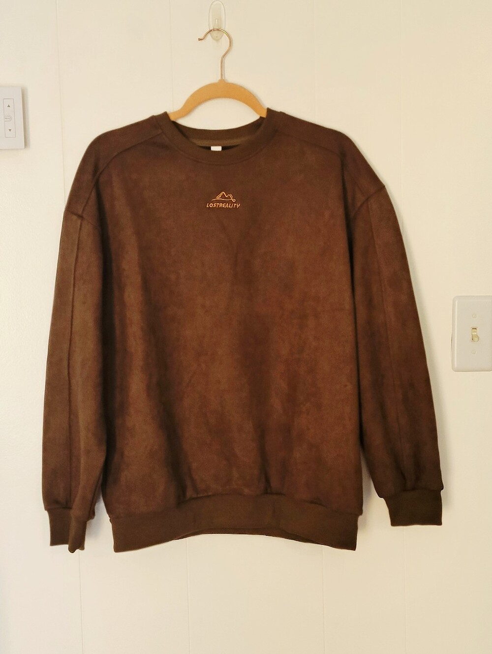 Men's Brown Crewneck Sweatshirt